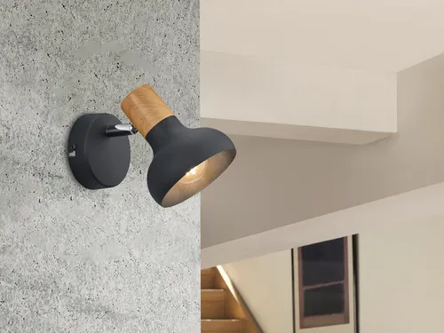 Retro LED Wandleuchte für Treppenhaus & Flur, Spots Leselampe Bett schwenkbar
