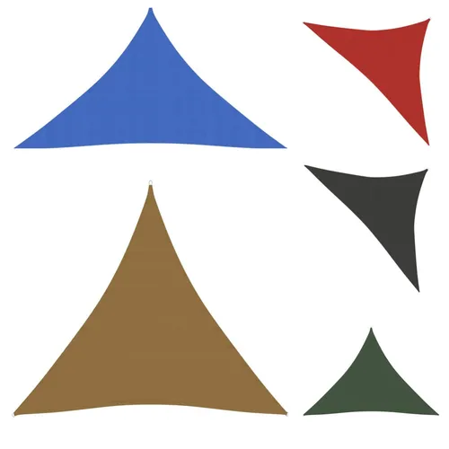 vidaXL Sonnensegel 4x4x5,8 m Beige HDPE - Sonnenschutz für Garten, Terrasse und Balkon, bietet 90% UV-Schutz, ist schimmel- und UV-beständig sowie atmungsaktiv. Einfache Anbringung mit Edelstahlverschlüssen.