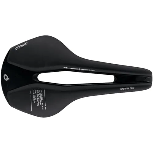 Prologo Nago R4 137 Pas Tirox Sattel 245 x 137mm - Fahrradsattel in Schwarz, optimal für Rennen und MTB, bietet hervorragenden Komfort und Unterstützung für lange Fahrten.