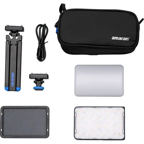 Amaran Ace 25x Kit charcoal - Professionelles Beleuchtungssystem für Videoproduktion, bietet hohe Farbgenauigkeit und flexible Einsatzmöglichkeiten.