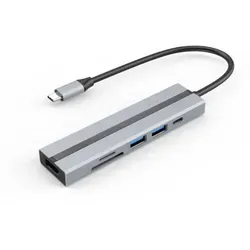 INF 6-in-1 USB-C-Hub mit 4K HDMI und USB-Anschlüssen