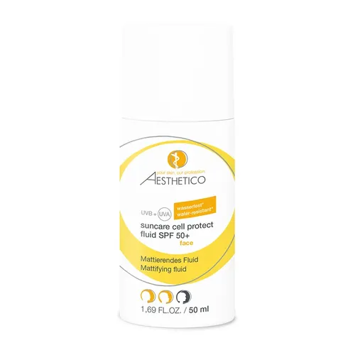 Aesthetico suncare cell protect fluid SPF50+, 50ml