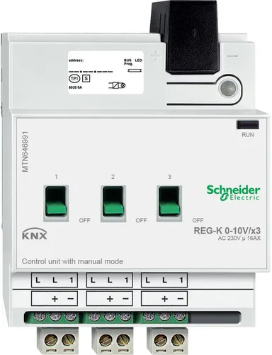 Schneider Electric MTN646991 Steuereinheit 0-10V REG-K/3fach