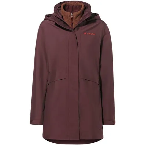 VAUDE Damen Doppeljacke Wo Idris 3in1 Parka IV - Funktionsjacken, multifunktionaler 3in1 Parka für Damen, wasser- und winddicht, ideal für jedes Winterwetter und stadtfreundlich im eleganten Design.