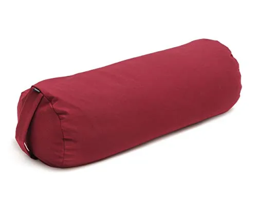Yogistar Yoga-Bolster Yin - Standard - Rund Bordeaux