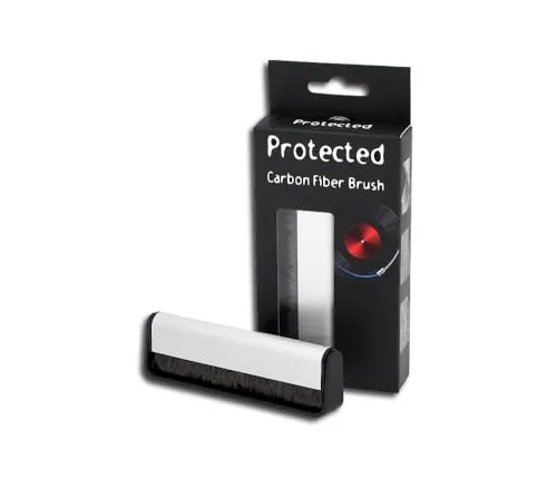 Protected LP Schallplatten Kohlefaserbürste