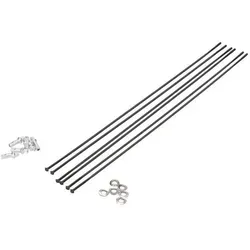 DT Swiss Speichenkit PR 1600 SPLINE 23/32 mm schwarz - Präzises Speichenkit für zuverlässige Reparaturen und optimale Leistung Ihres Fahrrads. Ideal für den professionellen Einsatz im Radsport. Qualität, auf die Sie sich verlassen können.
