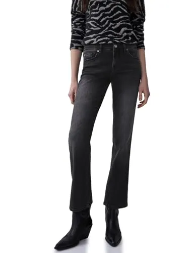 Street One Studio Bootcut Jeans Black Washed 29