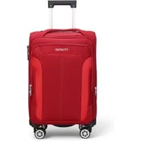Weicher Kabinenkoffer 36,5 x 23,5 x 58 cm Nylon 900D Passend für Easyjet, Ryanair, Wizzair Integriertes Schloss