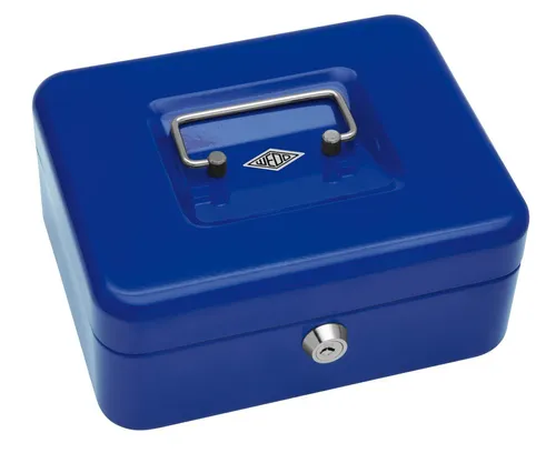 WEDO Geldkassette mit Clip blau (B)250 x (T)180 x (H)90 mm ohne Inhalt