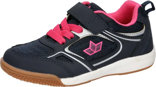 Lico Unisex Kinder Racine Vs Hallenturnschuhe, Marine Pink, 40 EU - Hallenschuhe für Mädchen mit praktischem Klettverschluss, ideal für Sport und Freizeit, bieten optimalen Halt und Komfort.