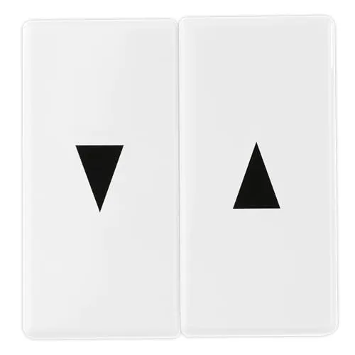 REV Quadro, Rolladenschalter/Jalousieschalter Abdeckung, weiss