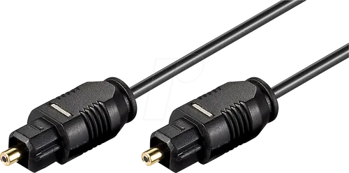 GOOBAY 50563 - Toslink Kabel, 2,2 mm, 0,5 m