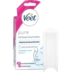 Veet Kaltwachsstreifen Gesicht Sensible Haut 20 St