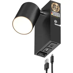 Wandleuchten, Wandbeleuchtung Schwarz von LEDs Com