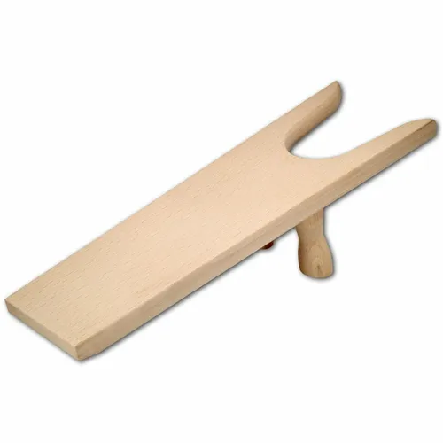 Stiefelknecht aus heimischem Buchenholz mit großer Öffnung extra Breit z1546