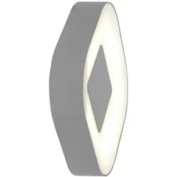 Lutec UBLO LED Außenwandleuchte Silber 22,3x22,3cm von ECO-LIGHT