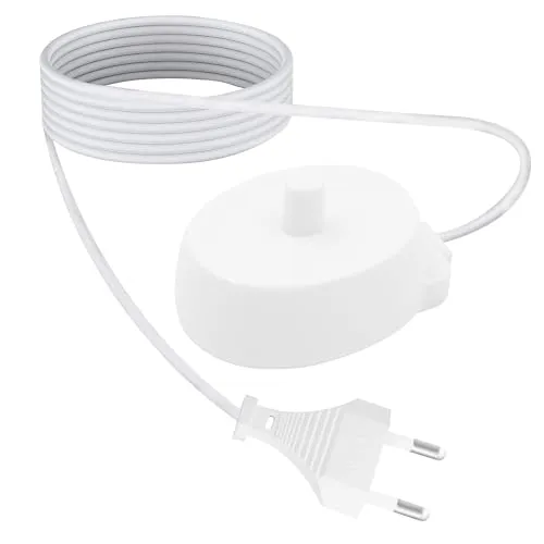 Ladegerät für Braun Oral-B Elektrische Zahnbürsten - Toothbrush ladegeräte Kompatibel mit Oral B Pro 3500, Pro 3900, Oral-B Vitality, iO3, iO4, iO5, iO6 - Ersetzt das Original Ladestation 3757