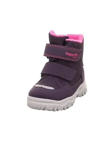 Superfit Mädchen Husky1 Warm Gefütterte Schneestiefel - Wanderschuhe mit Sympatex Membrane: wasserdicht und atmungsaktiv, ideal für kalte Tage. Mit kuscheligem Warmfutter und praktischen Klettverschlüssen für optimalen Halt.