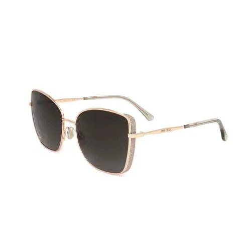 Jimmy Choo Damen-Sonnenbrille in Gold/Schwarz, Größe 59 von Jimmy Choo