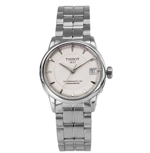 Tissot Damen Uhr 35 mm Ø T0862081126100 Automatik Powermatic 80 - Elegante Damenarmbanduhr mit automatischem Aufzug und Saphirglas. Stilvoll und vielseitig, ideal für jeden Anlass. Mit Originalverpackung und -papieren, aus hochwertigem Edelstahl gefertigt.
