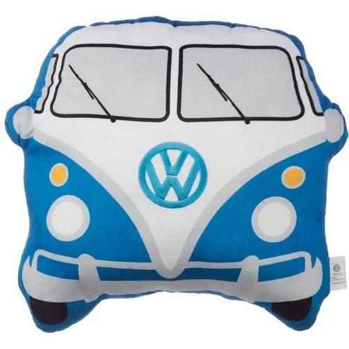 Puckator Plüsch Volkswagen Bulli VW Bus T1 geformtes Blaues Kissen (CUSH263)