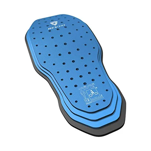 Revit Rückgrat- und Rückenprotektor SEESOFT Type RV - Motorradschutzkleidung mit 100% Kunststoffmaterial, bietet hohen Schutz und Komfort für Motorradfahrer in Blau und Schwarz.