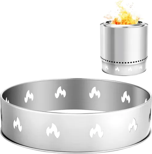 VEVOR Standfuß für Feuerschale 408x99 mm - Edelstahl-Ständer für Grill- und Lagerfeuer, hochtemperaturbeständig und tragbar, ideal für Camping und Gartenpartys.
