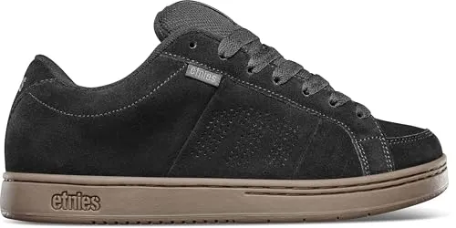 Etnies Kingpin – Klassischer Skate-Heritage-Fashion-Stil mit angesagtem, verstärkte Cupsole, Alltagssneaker - Größe 41.5 - Farbe Black/Dark Grey/Gum