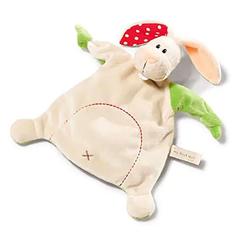NICI Plüsch NICI Schmusetuch Hase 25x25cm (39679), Beige