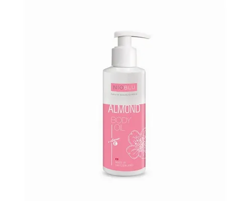 NIOBLU Körperöl NIOBLU Almond Körperöl - Körperöle - Angereichert mit Vitamin E, bietet das Süßmandelöl intensive Feuchtigkeit und schützt empfindliche Haut vor Dehnungsstreifen und Hautalterung.
