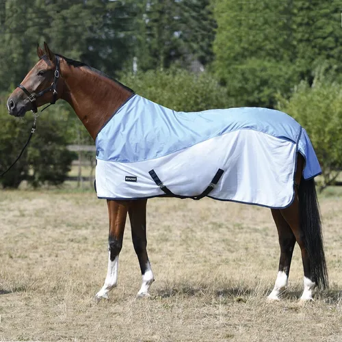 Outdoordecke RAINFLY - BUSSE Outdoordecke RAINFLY für Pferde, Rückenlänge 135 cm, wetterfest und ideal für den Einsatz im Freien.