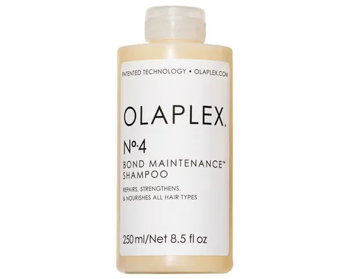 Olaplex No.4 Bond Maintenance Shampoo 250ml – Reparierendes Shampoo für gesundes Haar - Das Olaplex No.4 Bond Maintenance Shampoo ist ideal zur Pflege von geschädigtem Haar. Es stärkt die Haarstruktur und sorgt für intensiven Glanz und Feuchtigkeit. Perfekt für die tägliche Anwendung und alle Haartypen.