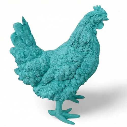 colourliving Deko Hühner DekoDiven - Einzigartige Huhn Deko für Haus & Garten - Charmante Deko Hühner aus wetterfestem Polyresin, ideal für Innen- und Außenbereiche. Setzen Sie stilvolle Akzente und bringen Sie Farbe in Ihr Zuhause – perfekt für jeden Anlass.