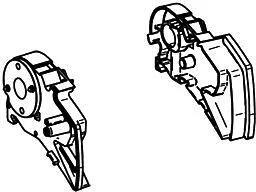 Produktbild Endplatten-Satz weiß