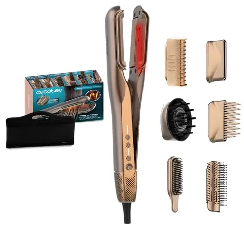 Cecotec Haarglätter AirLisse 6in1 iTwerk Champagner