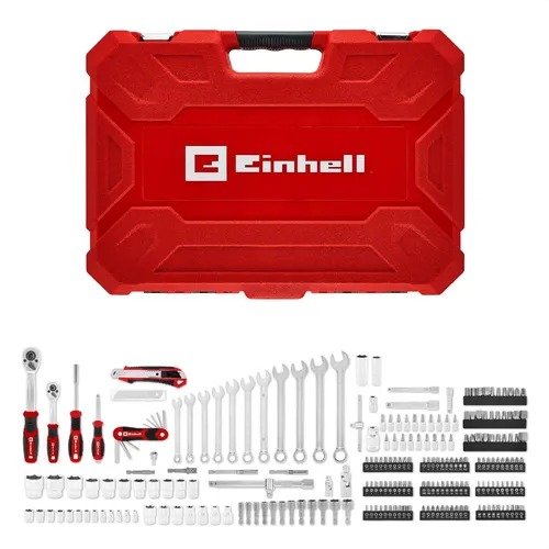 Einhell Werkzeugkoffer 233-tlg. – Vielseitiges Set für Werkstatt und Haushalt