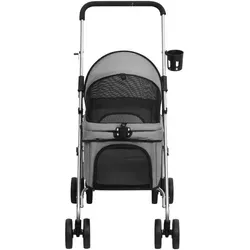 vidaXL Faltbarer Hundewagen 76x50x100cm