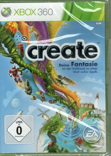Create für Microsoft Xbox 360 - Neu - Kreatives Spiel für die Xbox 360, ideal für kreative Köpfe, USK ab 0 Jahren, von Electronic Arts.
