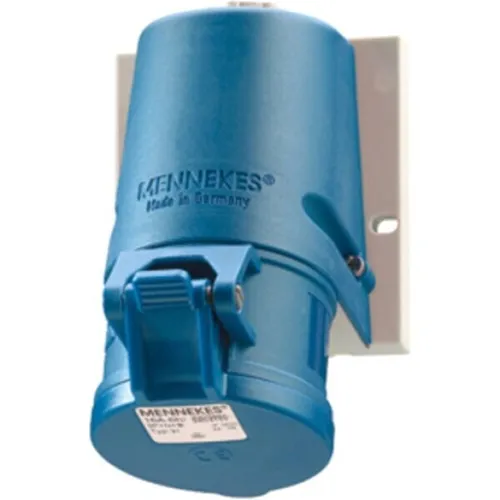 Mennekes CEE-WANDSTECKDOSE TWINCONTACT (AM 1346) - Steckdosen & Zubehör, 32A Wanddose mit schraubenloser Anschlusstechnik und IP67 Schutz für zuverlässige Nutzung im Außenbereich.