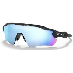 Oakley Radar EV Path Matte Black Camo Prizm Deep Water Polarized - Sportbrille mit größerem Glas für erweitertes Sichtfeld, ideal für Athleten. Prizm-Gläser optimieren Farben und Kontraste für ein verbessertes Seherlebnis.