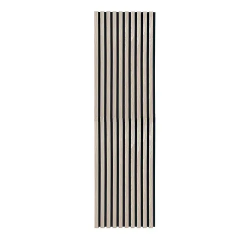 HOME DELUXE Wandpaneel Akustikpaneel SONIC - Stylisches Akustik Wandpaneel in Light Oak, ideal zur Schallabsorption in Wohnräumen und Büros, Maße: 240x40,5 cm.