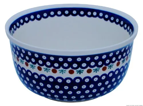 Original Bunzlauer Keramik Schüssel - 4.0L - Dekor 41 - GU-852/41