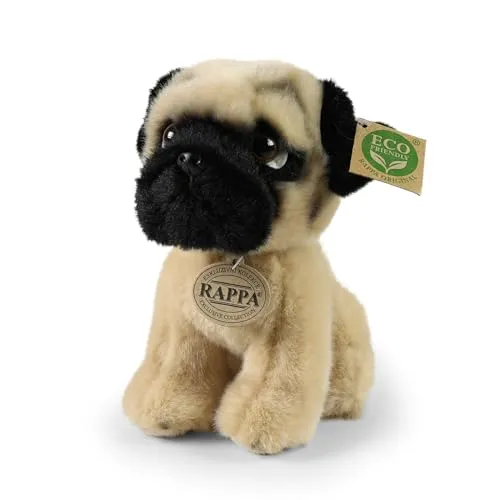 Teddys Rothenburg Kuscheltier Mops 18 cm sitzend Plüschhund Plüschtier