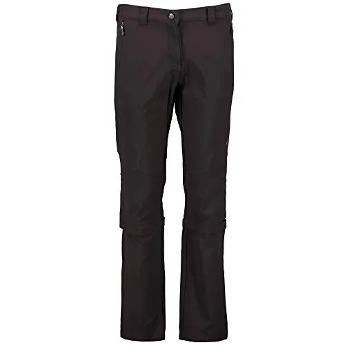 McKINLEY Damen Mandorak Kg Abzipphose, Schwarz, 18 EU - Wanderhose mit effektivem Feuchtigkeitsmanagement, hohem Tragekomfort und absoluter Bewegungsfreiheit – ideal für aktive Outdoor-Abenteuer.