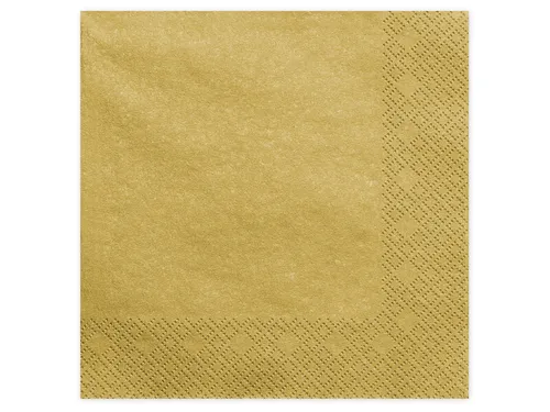 Papierservietten Gold von PartyDeco