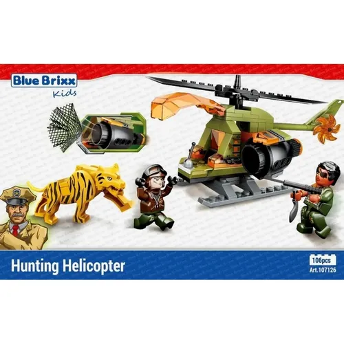 BlueBrixx 107126 Waldpolizei: Jagdhubschrauber Teileanzahl: 106