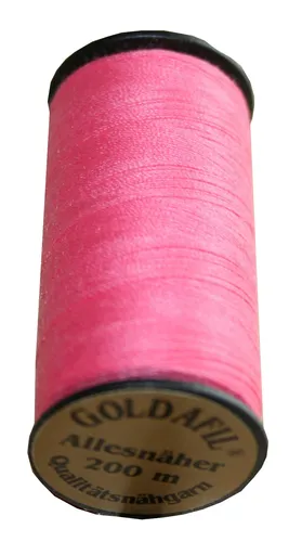  0,02€/m) Nähmaschinen Nähgarn Polyester 40/2 pink 200 m (1062