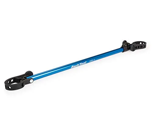 Park Tool HBH-3 Extendable Aero-Lenker Blau - Fahrradwerkzeuge mit verstellbarem Halter, der den Lenker sicher fixiert. Ideal für Reparaturen und Wartung, aus eloxiertem Aluminium, zusammenklappbar auf 43 cm.