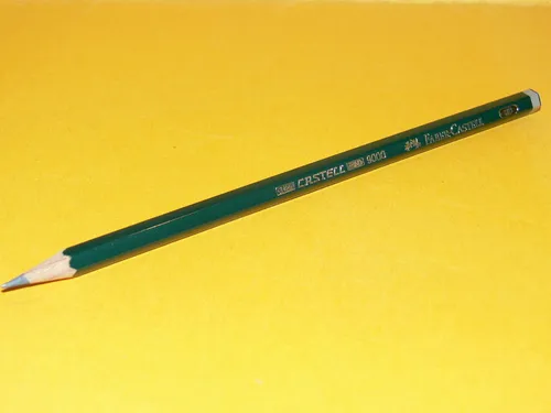 Faber-Castell Bleistift 9000 3B - Bleistift mit Härtegrad 3B, ideal für kreative Zeichnungen und präzise Skizzen, perfekt für Künstler und Schüler.